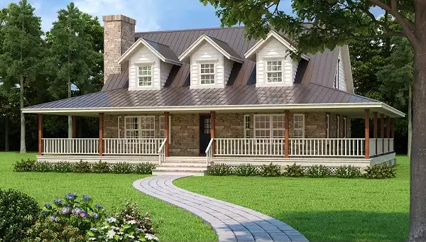 image of southern house plan 2896